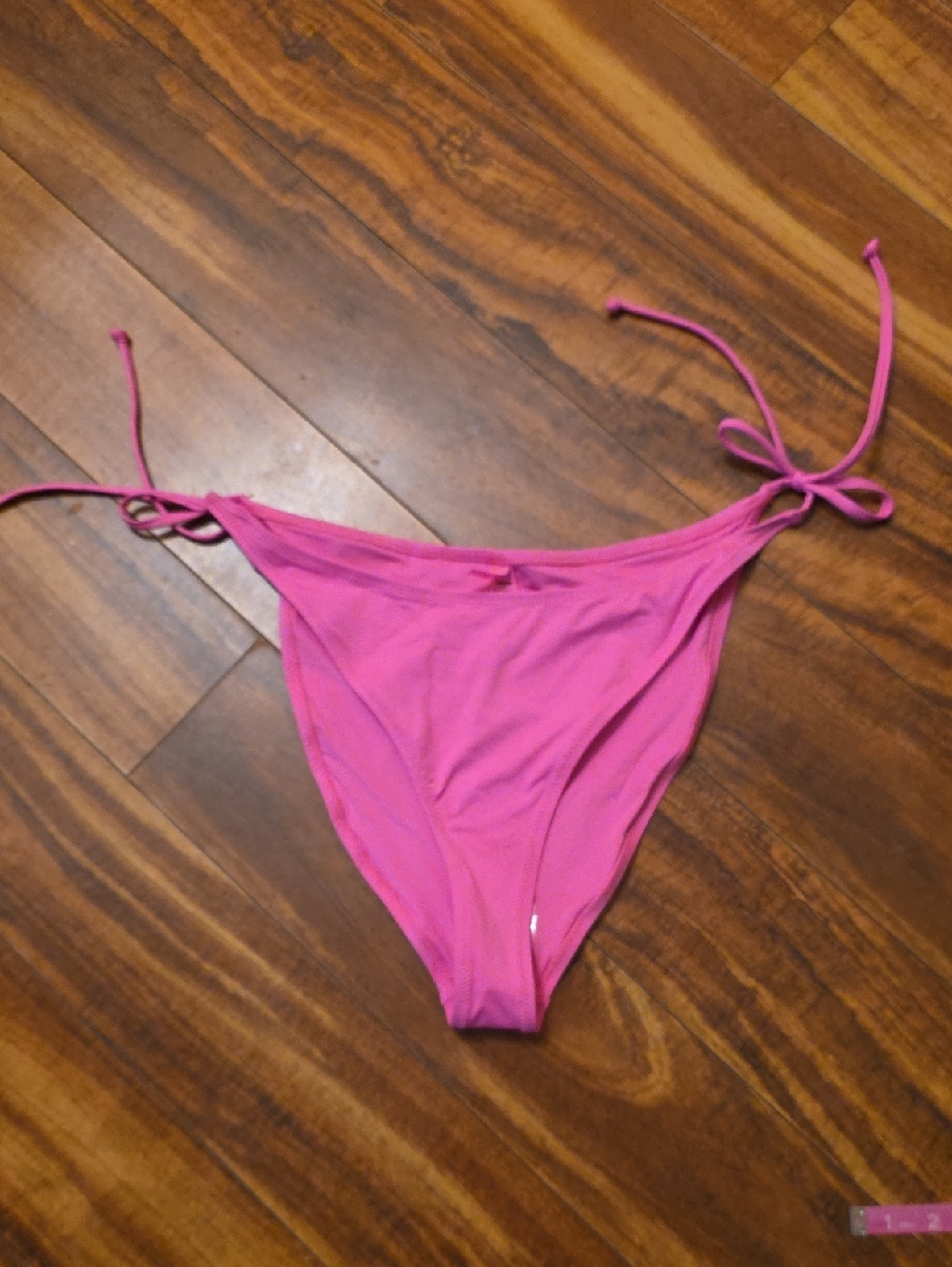 SKIMS Pink Tie-Side Bikini Bottom